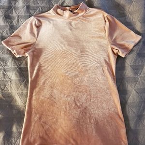 Pink velvet top